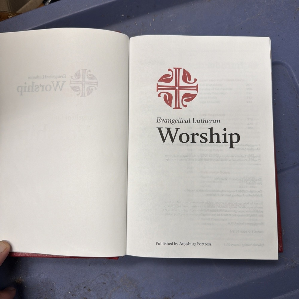 Evangelical Lutheran Worship Book By Augsburg Fortress